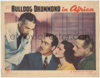 4w0416 BULLDOG DRUMMOND IN AFRICA LC 1938 J. Carrol Naish, John Howard, Heather Angel, Reginald Denny