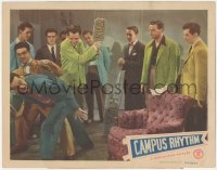 4w0422 CAMPUS RHYTHM LC 1943 Johnny Downs, wacky image of college fraternity hazing ritual!