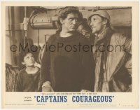 4w0424 CAPTAINS COURAGEOUS LC #8 R1962 Spencer Tracy is told Freddie Bartholomew is bad luck!