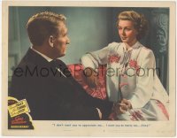 4w0429 CASS TIMBERLANE LC #7 1948 Spencer Tracy proposes to much younger beautiful Lana Turner!