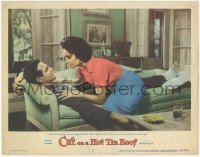 4w0430 CAT ON A HOT TIN ROOF LC #3 1958 Elizabeth Taylor tries to rekindle romance w/ Paul Newman!