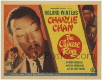 4w0085 CHINESE RING TC 1948 great close up of Asian detective Roland Winters, Mantan & Sen Young!