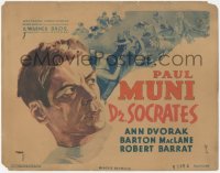 4w0108 DR. SOCRATES TC 1935 great art of doctor Paul Muni, who is forced to help the mob, very rare!