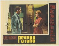 4w0002 PSYCHO LC #6 1960 Alfred Hitchcock, great 2-shot of Anthony Perkins and Janet Leigh!