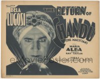 4w0266 RETURN OF CHANDU chapter 10 TC 1934 Bela Lugosi w/ crystal ball, The Crushing Rock, serial!