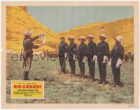4w0743 RIO GRANDE LC #7 1950 Victor McLaglen & men receiving commendations, directed by John Ford!