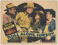4w0273 ROLL ALONG COWBOY TC 1937 cowboy hero Smith Ballew is captured by the bad guys, very rare!