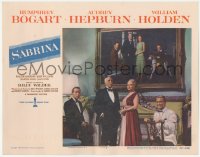 4w0023 SABRINA LC #7 1954 Humphrey Bogart & William Holden with parents by family portrait!