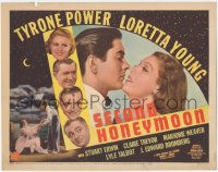4w0279 SECOND HONEYMOON TC 1937 Tyrone Power, Loretta Young, Stuart Erwin, Marjorie Weaver