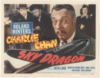 4w0284 SKY DRAGON TC 1949 Roland Winters as Asian detective Charlie Chan w/ Mantan Moreland & Luke!