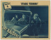 4w0772 SKY RAIDERS LAMINATED chapter 6 LC 1941 Billy Halop on running board of car, Stark Terror!