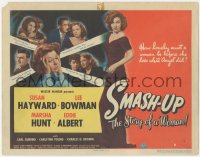 4w0287 SMASH-UP TC 1946 how lonely must a woman be before she does what Susan Hayward did!