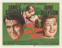 4w0296 STRATTON STORY TC R1956 great images of James Stewart & June Allyson, MGM's wonderful romance!