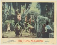 4w0821 TIME MACHINE LC #8 1960 Rod Taylor saves Mimieux & Eloi from Morlocks in underground caves!