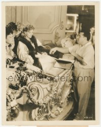 4w1057 CAMILLE candid 8x10 still 1937 great image of George Cukor directing Greta Garbo & ladies!