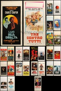 4x1032 LOT OF 27 FORMERLY FOLDED ITALIAN LOCANDINAS 1950s-2000s a variety of movie images!