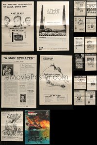 4x0405 LOT OF 18 UNCUT PRESSBOOKS 1950s-1970s advertising for a variety of different movies!