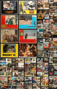 4x0260 LOT OF 183 1970S LOBBY CARDS 1970s great scenes from a variety of different movies!