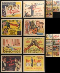 4x0322 LOT OF 21 INDIVIDUALLY BAGGED TITLE CARDS 1970s great images for a variety of movies!