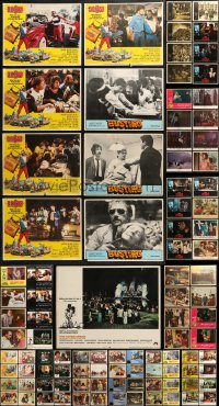 4x0274 LOT OF 129 LOBBY CARDS 1960s-1990s incomplete sets from a variety of different movies!
