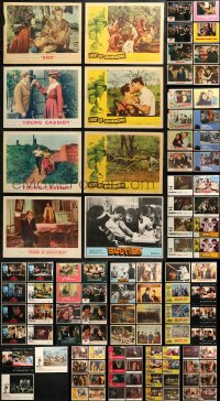 4x0277 LOT OF 123 LOBBY CARDS 1960s-1990s incomplete sets from a variety of different movies!