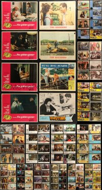 4x0269 LOT OF 143 LOBBY CARDS 1960s-1990s incomplete sets from a variety of different movies!