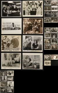4x0856 LOT OF 35 MOSTLY 1950S 8X10 STILLS 1950s great scenes from a variety of different movies!