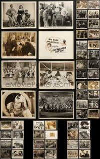 4x0815 LOT OF 65 MOSTLY 1940S 8X10 STILLS 1940s great scenes from a variety of different movies!