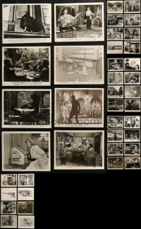 4x0836 LOT OF 52 MOSTLY 1950S 8X10 STILLS 1950s great scenes from a variety of different movies!
