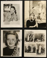 4x0910 LOT OF 4 BETTE DAVIS KEYBOOK 8X10 STILLS 1940s-1960s great portraits throughout her career!