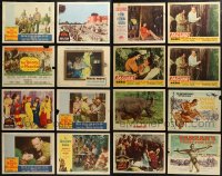 4x0316 LOT OF 28 JUNGLE LOBBY CARDS 1940s-1950s incomplete sets from several movies!