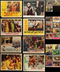 4x0309 LOT OF 35 MUSICAL LOBBY CARDS 1940s-1980s incomplete sets from several movies!