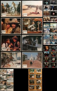 4x0296 LOT OF 64 LOBBY CARDS 1970s-1980s complete sets from a variety of different movies!