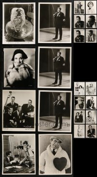 4x0980 LOT OF 22 8X10 REPRO PHOTOS 1980s a variety of great movie star portraits!