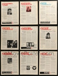 4x0563 LOT OF 17 QP HERALD EXHIBITOR MAGAZINES 1970s great information for theater owners!