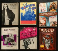 4x0548 LOT OF 6 OVERSIZED SOFTCOVER BOOKS 1970s-1980s Movie Star Portraits of the Forties & more!