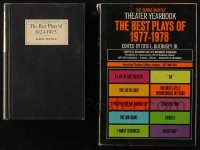 4x0533 LOT OF 2 BEST PLAYS OF HARDCOVER BOOKS 1925-1978 complete Broadway & off-Broadway programs!