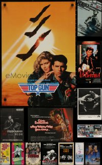 4x0456 LOT OF 14 FOLDED MISCELLANEOUS POSTERS 1960s-1980s great images from a variety of movies!