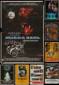 4x1170 LOT OF 19 FORMERLY FOLDED SPANISH POSTERS 1960s-1980s great images from a variety of movies!