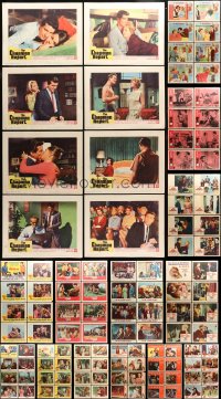 4x0280 LOT OF 112 LOBBY CARDS 1950s-1960s complete sets from a variety of different movies!
