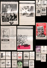 4x0391 LOT OF 29 UNCUT PRESSBOOKS 1960s-1970s advertising for a variety of different movies!
