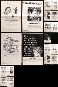 4x0404 LOT OF 19 UNCUT COLUMBIA PRESSBOOKS 1960s advertising for a variety of movies!