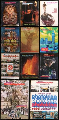 4x0610 LOT OF 11 AMERICAN CINEMATOGRAPHER 1978-80 MOVIE MAGAZINES 1978-1980 cool images & articles!