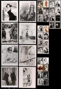 4x0975 LOT OF 38 8X10 REPRO PHOTOS 1980s great portraits of top Hollywood stars & more!