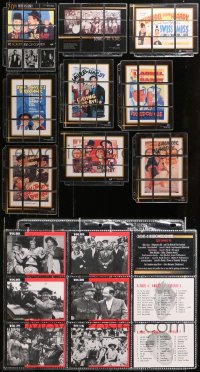 4x0439 LOT OF 90 LAUREL & HARDY ENGLISH TRADING CARDS 1997 they combine to make poster images!
