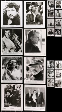 4x0862 LOT OF 30 8X10 STILLS WITH CANDIDS OF DIRECTORS 1980s-1990s Walter Hill, Levinson & more!