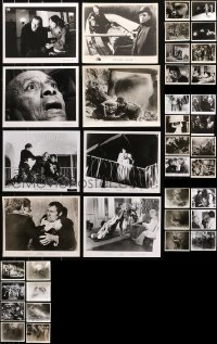 4x0854 LOT OF 38 FANTASY / HORROR / SCI-FI 8X10 STILLS 1960s-1980s great scenes from scary movies!
