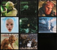 4x0642 LOT OF 8 CINEFEX ISSUES 90-98 MOVIE MAGAZINES 2002-2004 info on movie special effects!