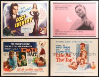 4x1092 LOT OF 4 MOSTLY UNFOLDED SEXPLOITATION HALF-SHEETS 1940s-1960s great images!