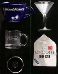 4x0016 LOT OF 5 MOVIE PROMO ITEMS 1990s-2000s Goldeneye martini glass, coffee mugs & more!